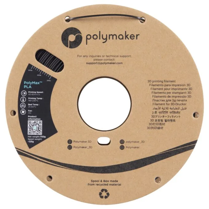TOUGH PLA 1,75mm BLACK 3kg — image 2