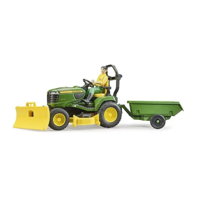 BRUDER bworld John Deere Aufsitzrasenmher — image 1