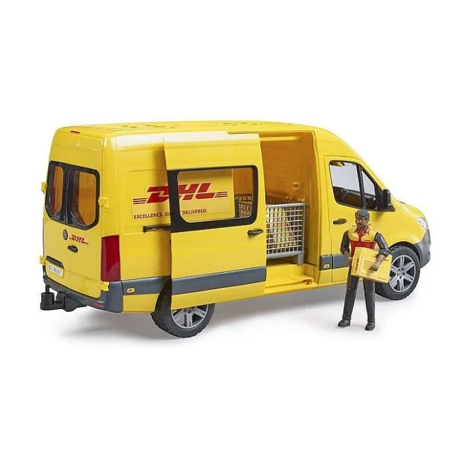 BRUDER MB Sprinter DHL mit Fahrer (gelb) — image 2