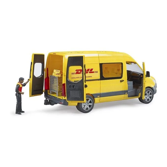 BRUDER MB Sprinter DHL mit Fahrer (gelb) — image 4