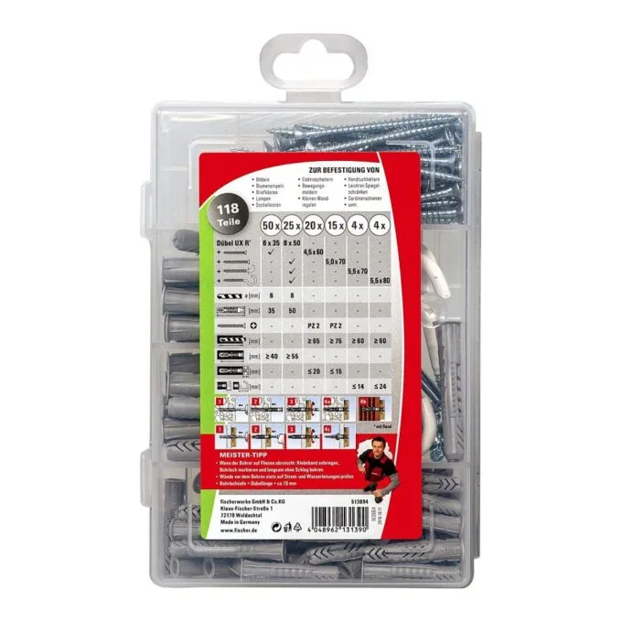 Fischer MeisterBox UX + Schrauben + Haken — image 2