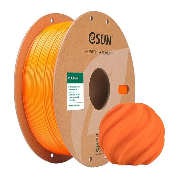 eSUN PLA BASIC 1.75mm ORANGE 1kg — image 1