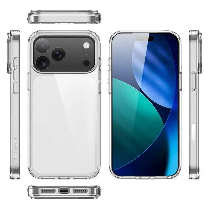 Nevox StyleShell SHOCKFlex - iPhone 17 Pro Max, transparent — image 3
