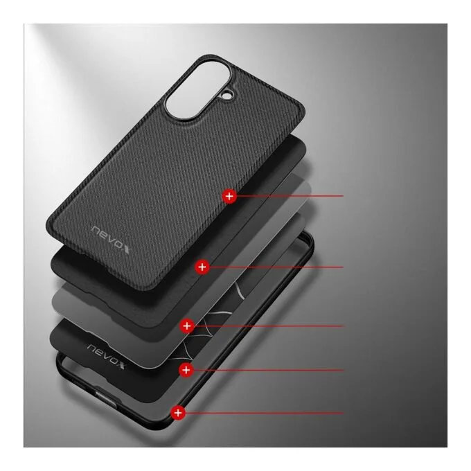 Nevox StyleShell NYLO (schwarz, Samsung Galaxy A57 5G) — image 5