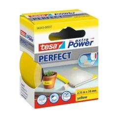 Tesa Gewebekleb. 2,75m x 38mm extra Power gelb Perfekt 56343