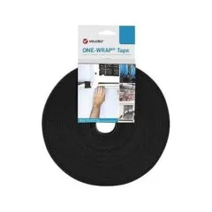 VELCRO One Wrap Band 25 mm breit, schwarz, 25 m