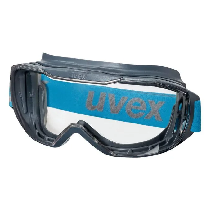 uvex Vollsichtbrille megasonic anthrazit/blau — image 1