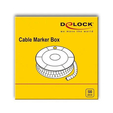 Kabelmarker Box, Nr: 9, gelb, 500 Stück — image 3