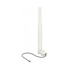 WLAN 802.11 b/g/n Antenne I-PEX Inc., MHF® I Stecker 3 dBi omnidirektional 1.13 12 cm flexibel Clip weiß