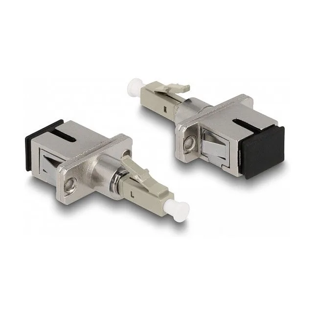 Delock LWL Hybrid Kupplung LC Simplex Stecker zu SC Simplex Buchse beige — image 2