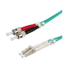 VALUE LWL-Kabel 50/125um OM3 LC/ST trkis 5m
