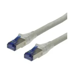 ROLINE Patchkabel Kat.6A Class EA S/FTP PiMF Massivdraht LSOH grau 20m