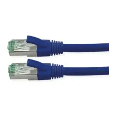 ROLINE RM Patchkabel Cat.6A S/FTP (PiMF), blau, 5 m