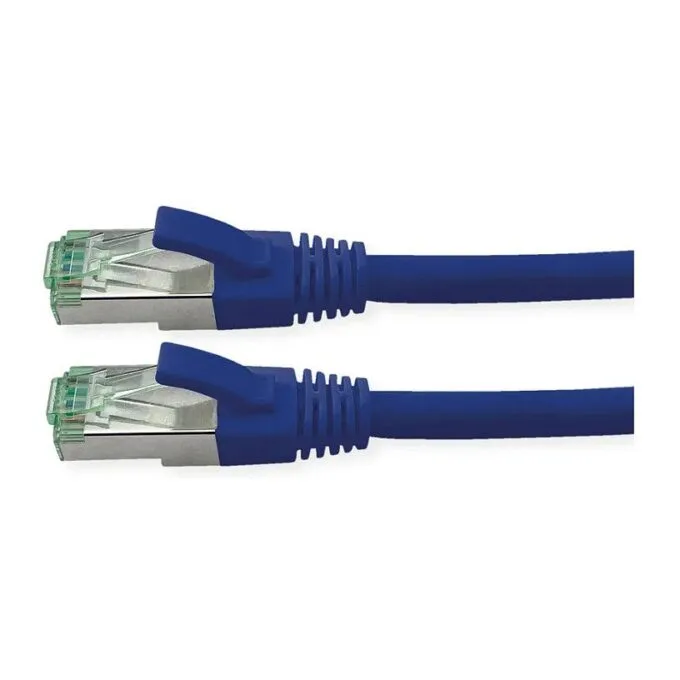 ROLINE RM Patchkabel Cat.6A S/FTP (PiMF), blau, 5 m — image 1