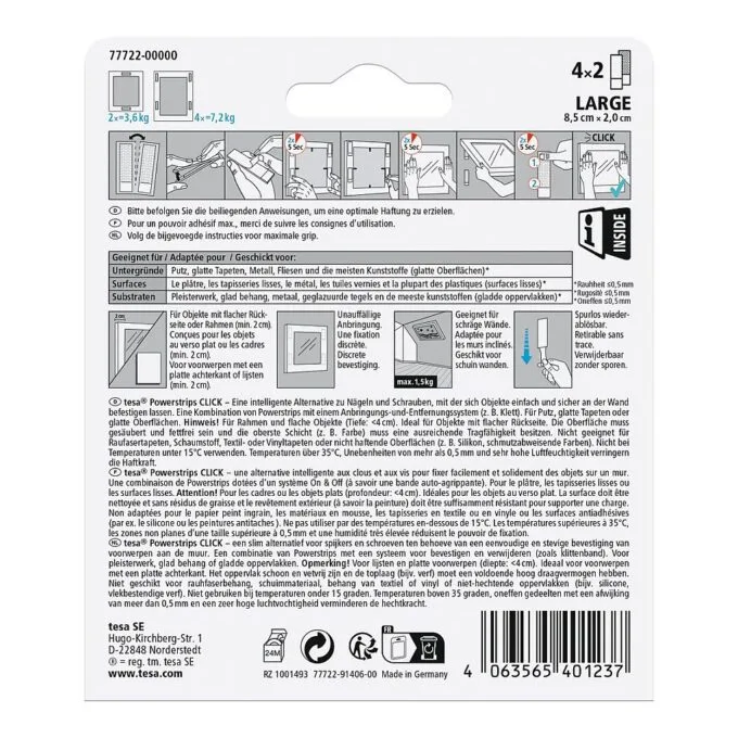 tesa® Powerstrips LARGE? Klebestreifen — image 4