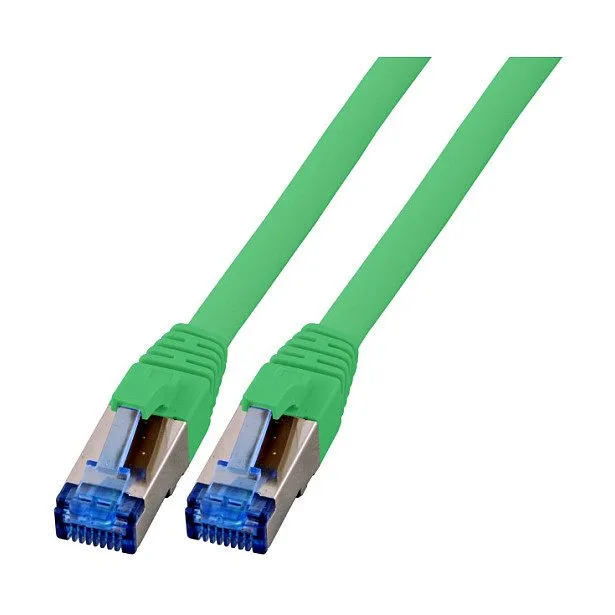 EFB RJ45 Patchk. S/FTP Cat.6A Cat7 TPE superflex 0.25m grün — image 1