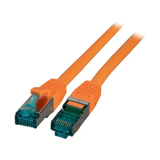 EFB RJ45 Patchkabel S/FTP Cat.6A LSZH 10.00m orange — image 2