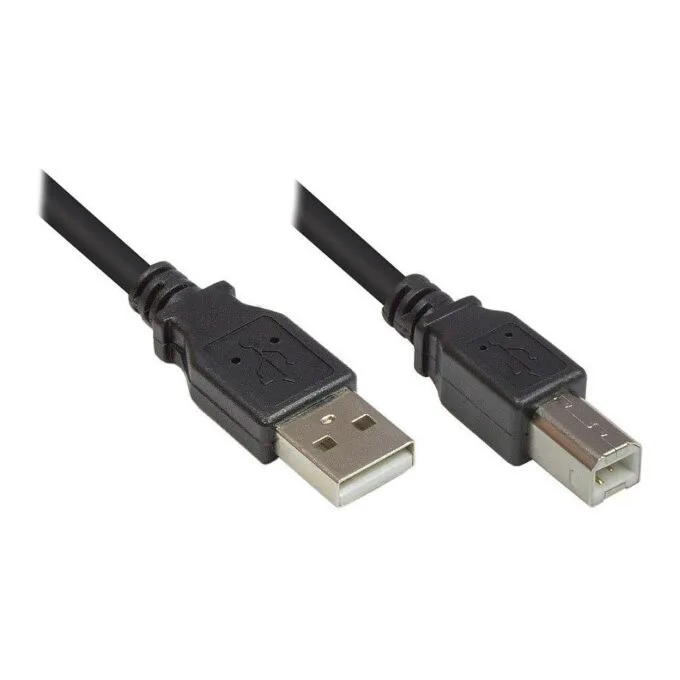 Good Connections USB2.0 Kabel A-B schw. 0,5m — image 1