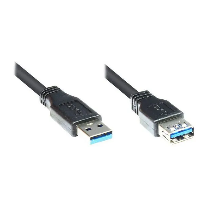 Good Connections USB3.0 Kabel A-St.-A-Bu. schwarz 0,5m — image 1
