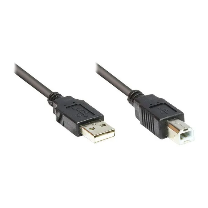 Good Connections USB2.0 Kabel A-B schw. 0,25m — image 1