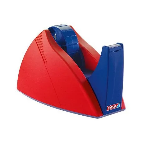 tesa Easy Cut® Tischabroller rot/blau — image 1