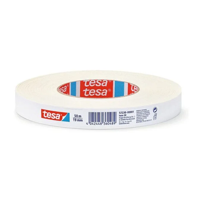 tesa Gewebebänder 19 mm x 50 m weiß — image 1