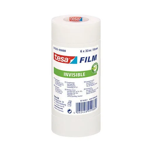 tesa Klebefilm 19 mm x 33 m matt-unsichtbar — image 1