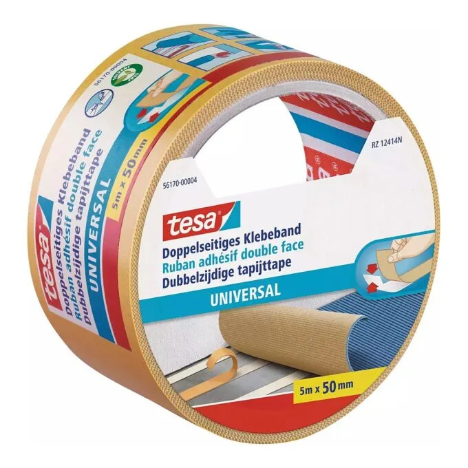 tesa doppelseitiges Klebeband universal 5m 50mm — image 1