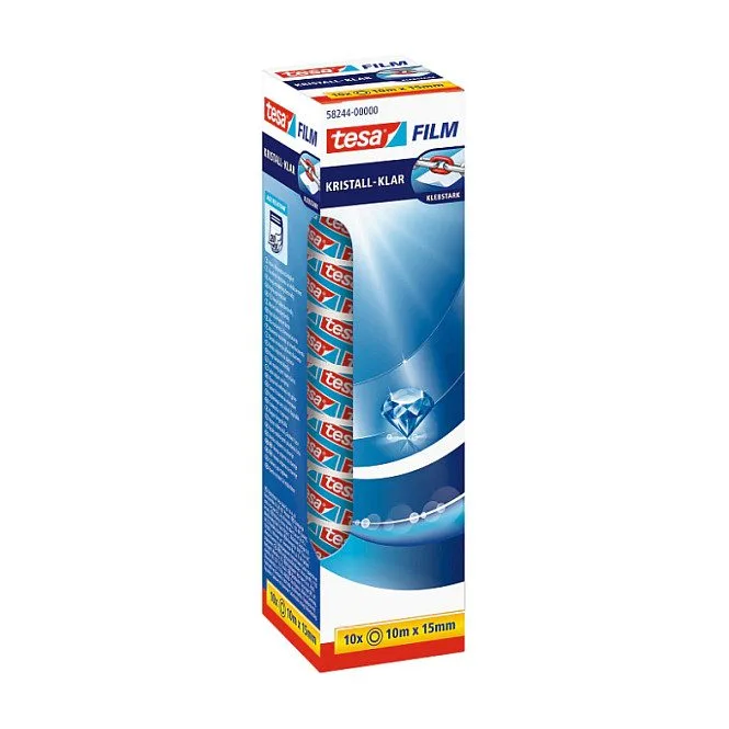 tesa Klebefilm 15 mm x 10 m transparent — image 1