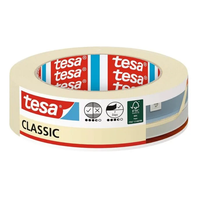 tesa Classic Malerband 50m x 19mm chamois — image 1