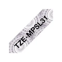 BROTHER TZe-MPSL31 Schriftband P-touch mit Muster (laminiert)4m lang