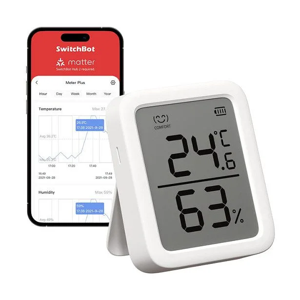 SwitchBot Smart Thermometer Plus Thermo-Hygrometer — image 3