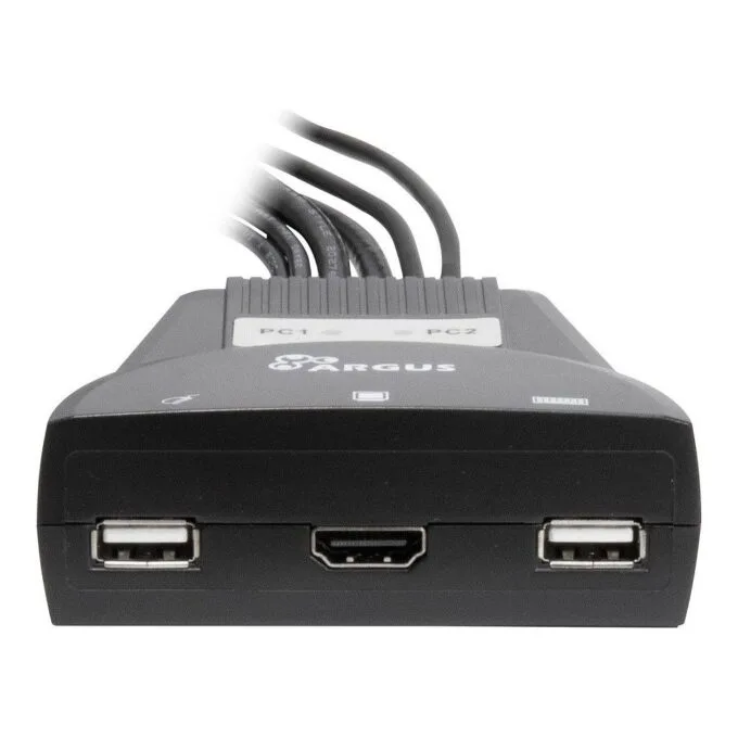 Inter-Tech KVM Switch LS-21HA HDMI, 2 Port, Kunststoff retail — image 2
