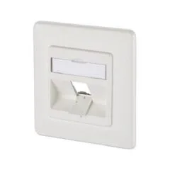 METZ CONNECT Keystone Anschlussdose UP 1 Port unbestuckt reinweiss