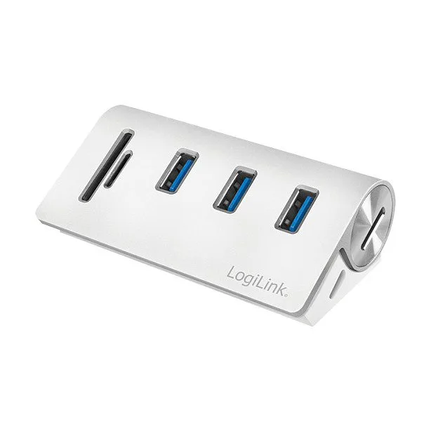 USB 3.0 3-Port Hub with Card Reader — image 2