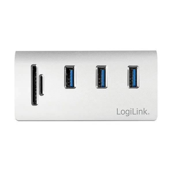 USB 3.0 3-Port Hub with Card Reader — image 3