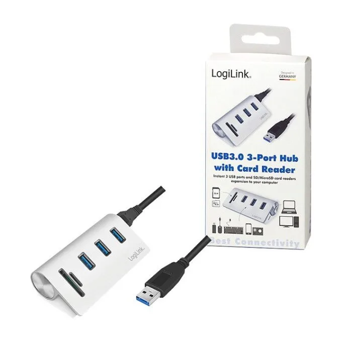 USB 3.0 3-Port Hub with Card Reader — image 9