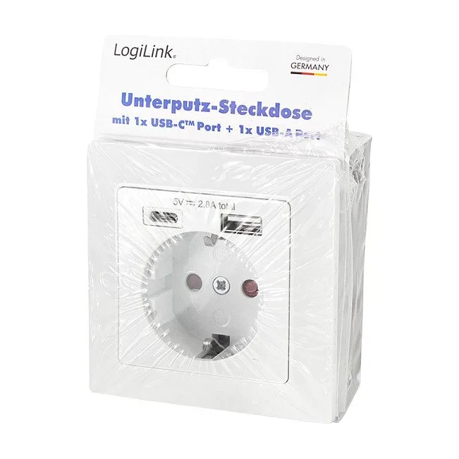 Unterputz-Steckdose, 1x CEE 7/3, 1x USB-A, 1x USB-C — image 8
