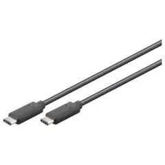 Goobay USB 3.1-Stecker (Typ C) > USB 3.1-Stecker (Typ C) [1m schwarz]