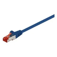 Goobay Patchkabel Cat.6 S/FTP (PiMF) (blau, 15cm)