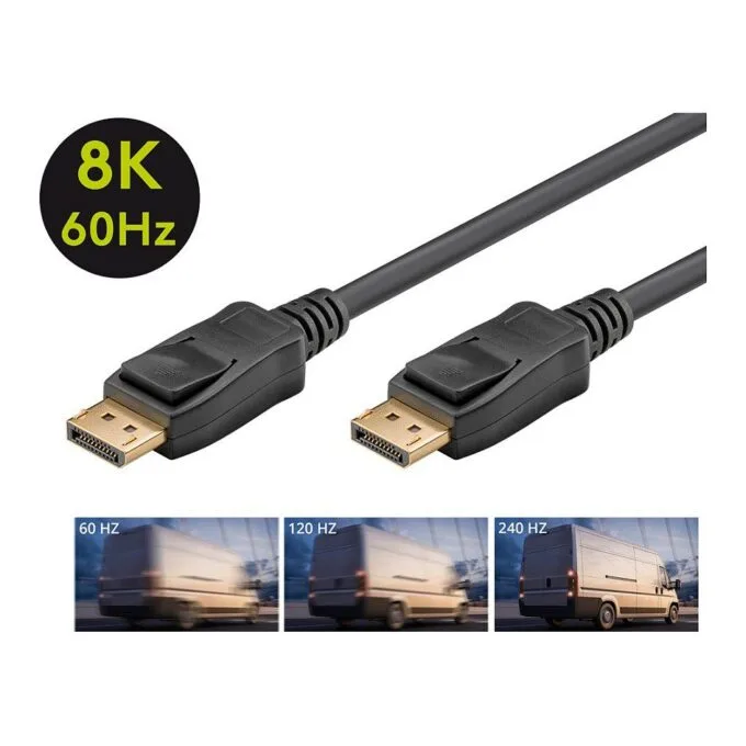goobay DisplayPort 1.4 Kabel 2m schwarz — image 9