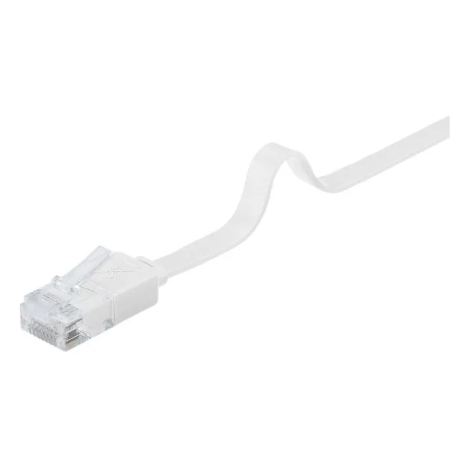 Goobay Patchkabel RJ45 Stecker > RJ45 Stecker CAT.6 U/UTP (wei, 5 Meter, Flachkabel) — image 3
