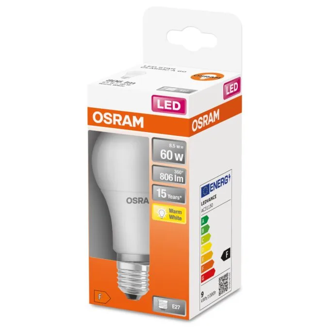 Osram LED-Lampe STAR CLASSIC A 60 8.5 W warmweiß — image 6