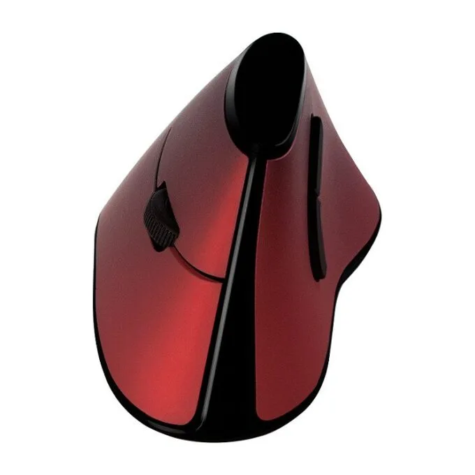 Logilink Maus, ergonomisch vertikal, Funk 2.4 GHz, rot — image 3