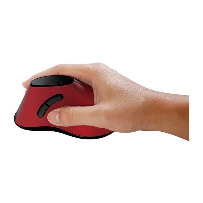 Logilink Maus, ergonomisch vertikal, Funk 2.4 GHz, rot — image 5