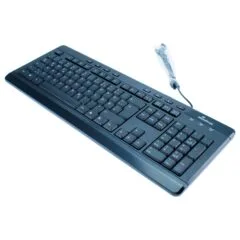 MediaRange Tastatur Multimedia Keyboard black 8 Sondertasten