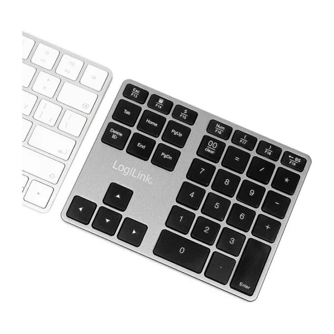 Logilink Keypad Bluetooth, mit 35 Tasten, ALU, Space grau — image 6