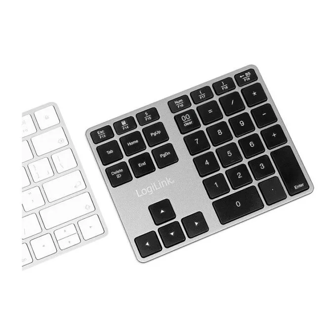 Logilink Keypad Bluetooth, mit 35 Tasten, ALU, Space grau — image 7
