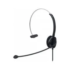 MANHATTAN Mono USB-Headset Ohraufliegend On-Ear Ohrmuschel einseitig kabelgebunden USB-A-Stecker Lautstrkeregelung schwarz