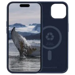 dbramante1928 Monaco - Hintere Abdeckung fr Mobiltelefon - MagSafe-Kompatibilitt - Kunststoff, Silikon - Pazifikblau - fr Apple iPhone 15 P